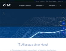 Tablet Screenshot of gisa.de