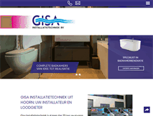 Tablet Screenshot of gisa.nl